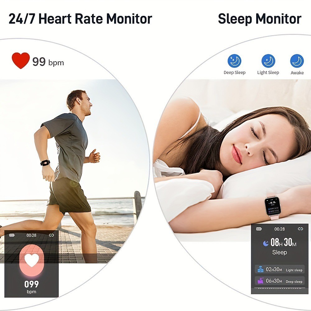 P6 Smart Watch Step Counting Heart Rate Sleep Monitoring Bluetooth Call IOS