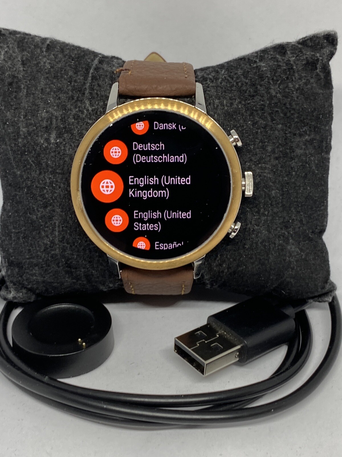 Fossil Gen 4 Authentic Digital Dial Smart Watch Custom Band FTW6016 LT355