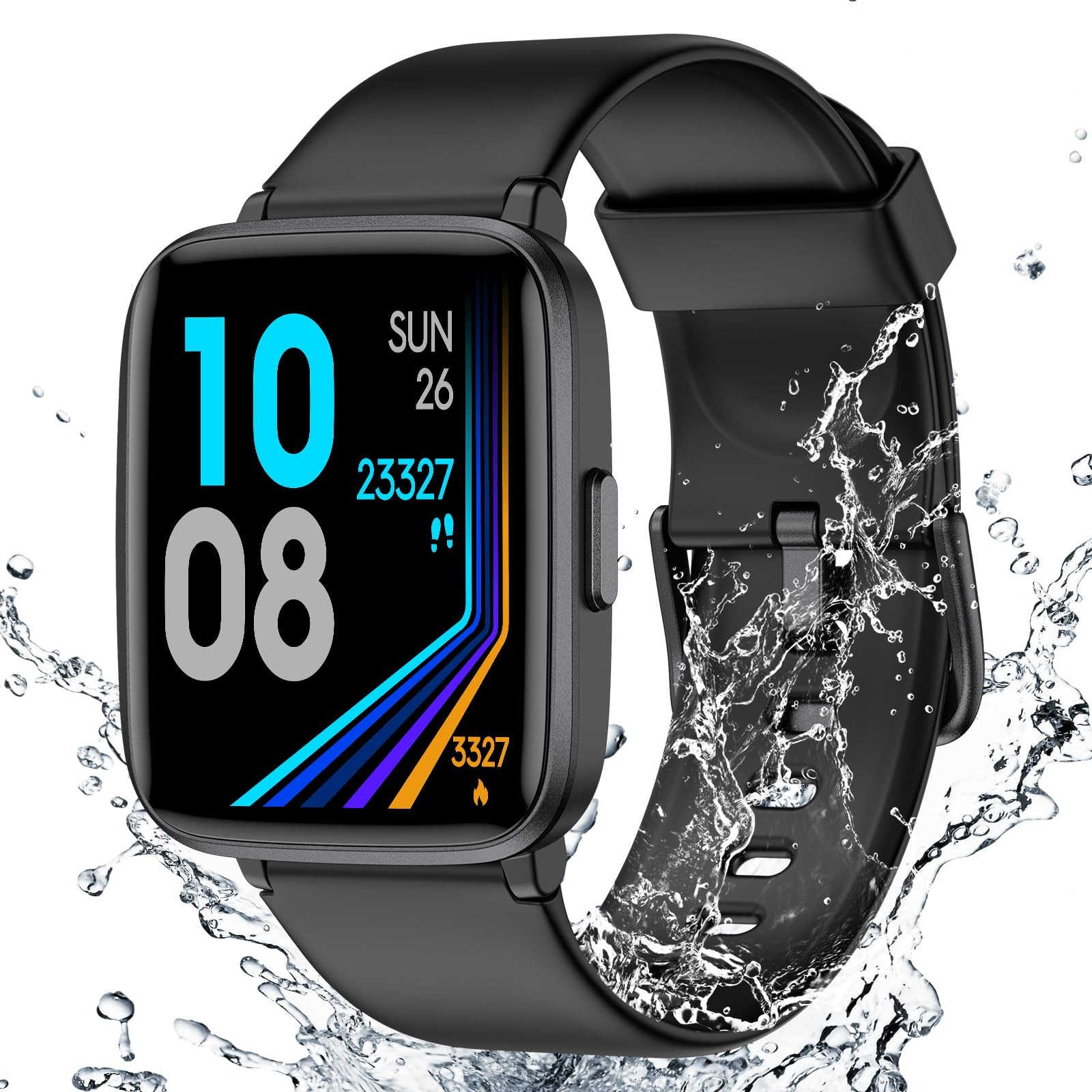 Fitness Tracker Watch with Heart Rate Monitor, Activity Tracker with Pedomete…