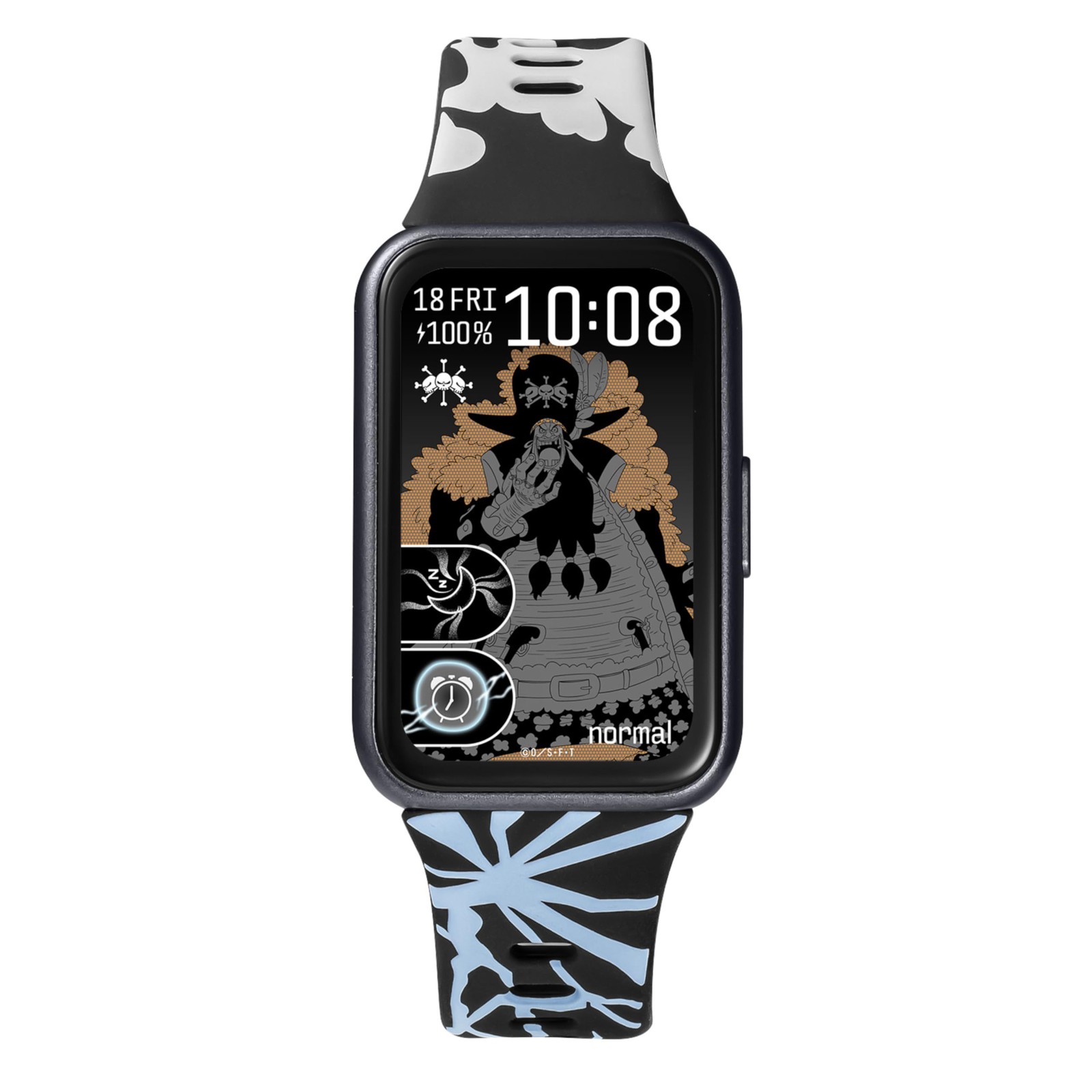 ONE PIECE Blackbeard Smart Watch GARRACK HUC-OP-BD11-T AMOLED Black