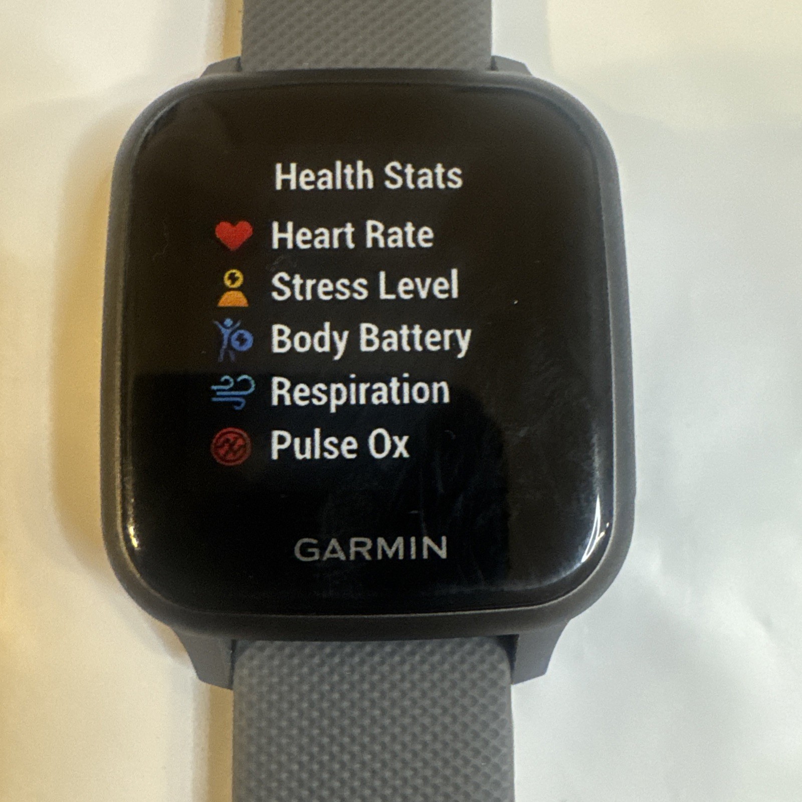 Garmin Venu Sq Std Ed Wifi + Bluetooth Purple & Lavender Smartwatch NEW no box.