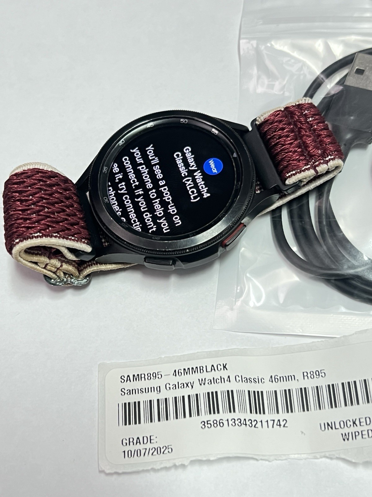Samsung Galaxy Watch4 Classic 46mm Bluetooth Smartwatch SM-R895