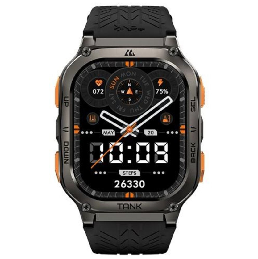2024 KOSPET TANK M3 Ultra BLACK Special Edition GPS Smart Watch Sport NEW