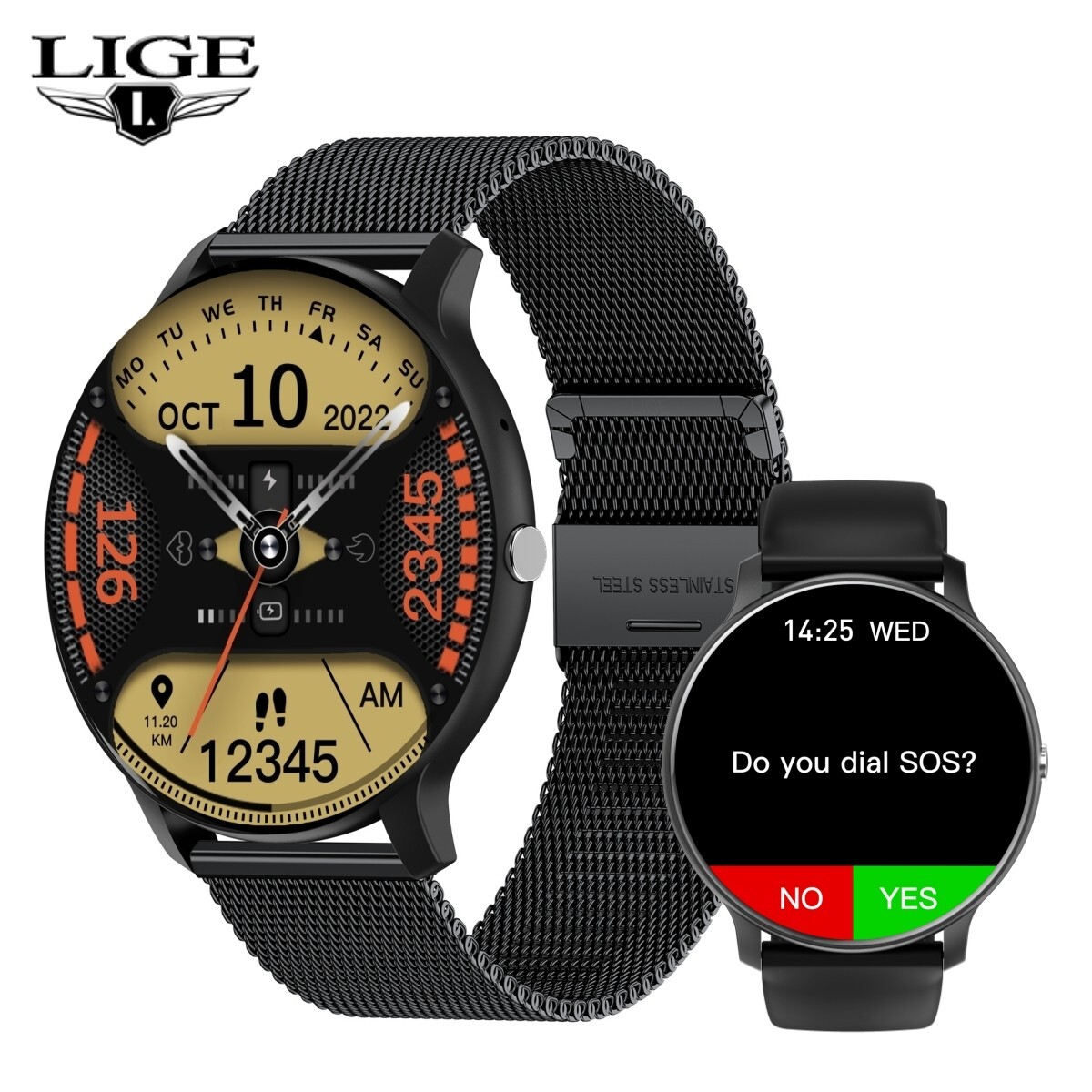 🔥Smart Watch Men Women Fitness Tracker Heart Rate Waterproof for iPhone Samsung