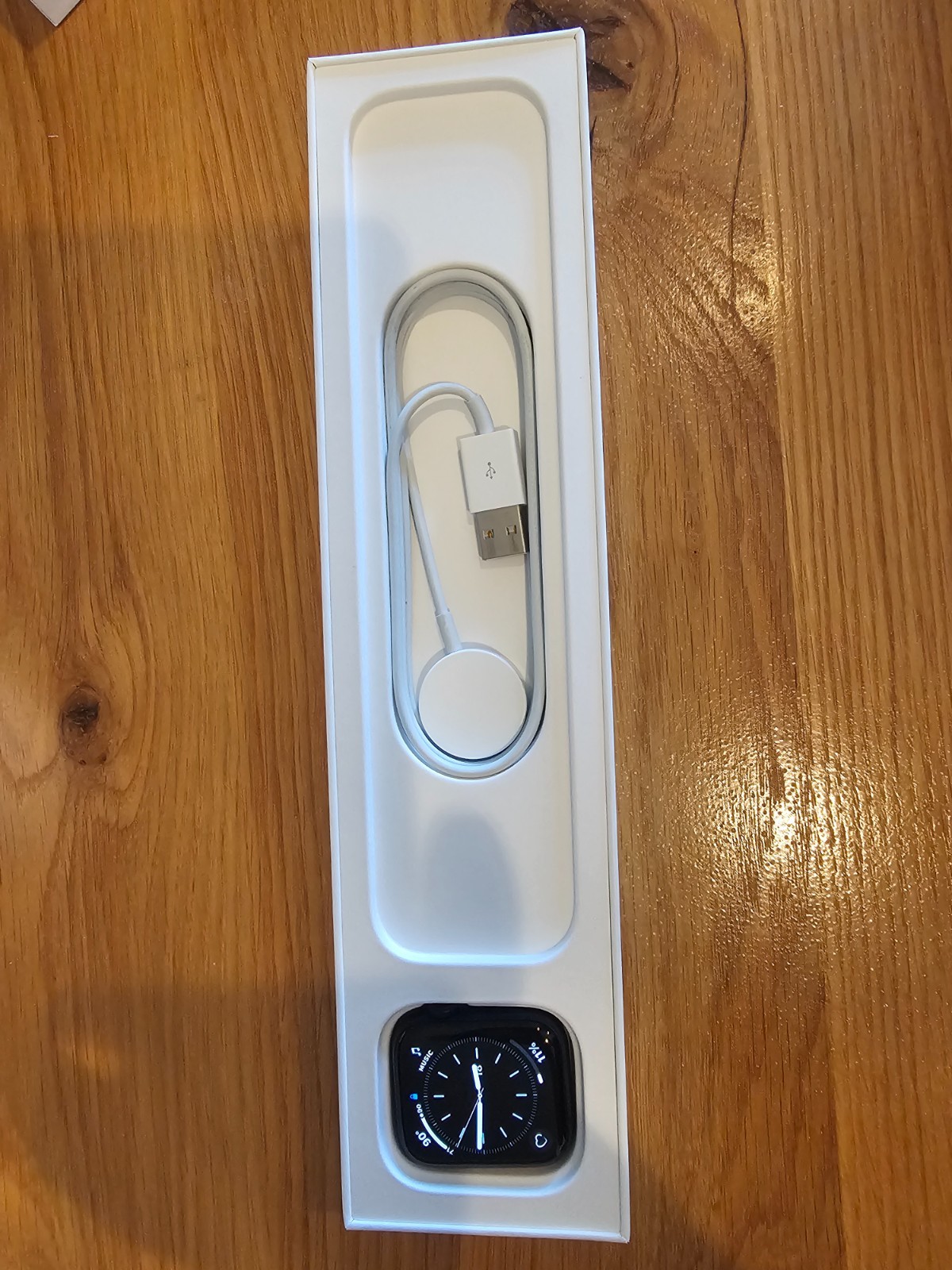 Apple Watch Series 6 GPS + Cellular, 44mm, Blue Alum Case, Deep Navy Sport Band