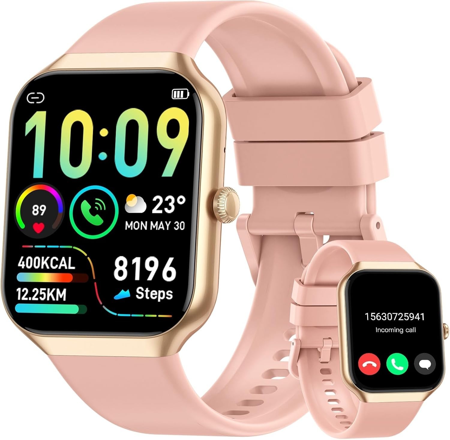 Women’s Smart Watch Bluetooth SmartWatch For Apple iPhone iOS and Android…