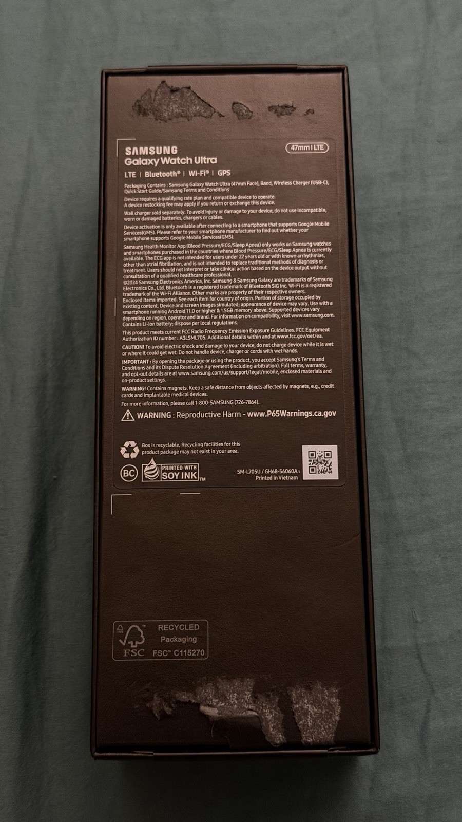 Samsung Galaxy Watch Ultra 2024 47mm Titanium Silver With Accessories (Unlocked)