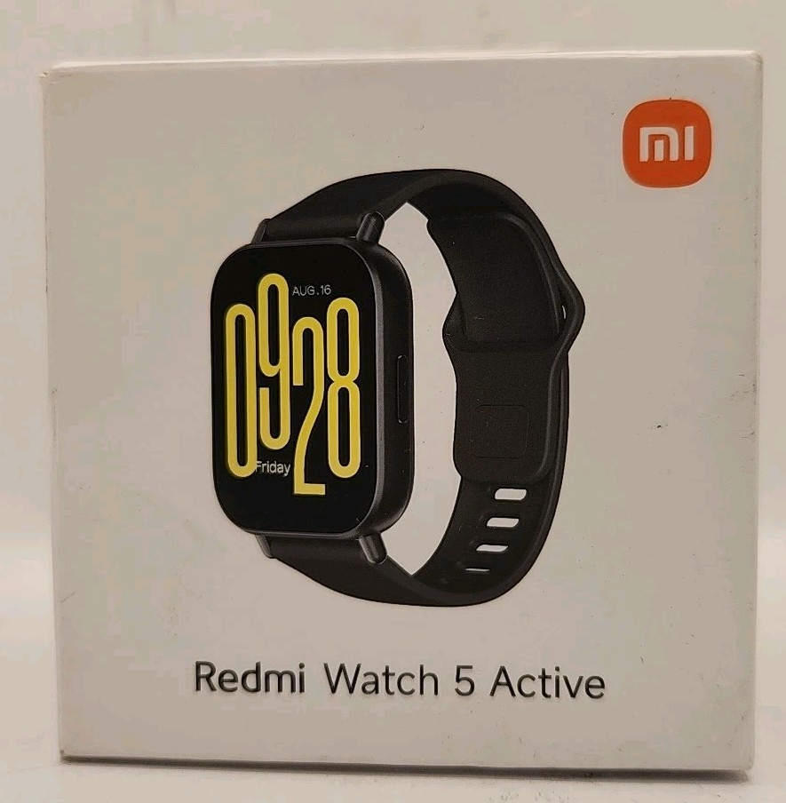 NEW Redmi Watch 5 Active – Midnight Black – Damaged Box