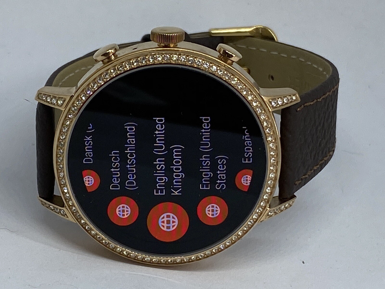 Fossil Gen 4 Authentic Digital Dial Smart Watch Custom Band FTW6011 CR142