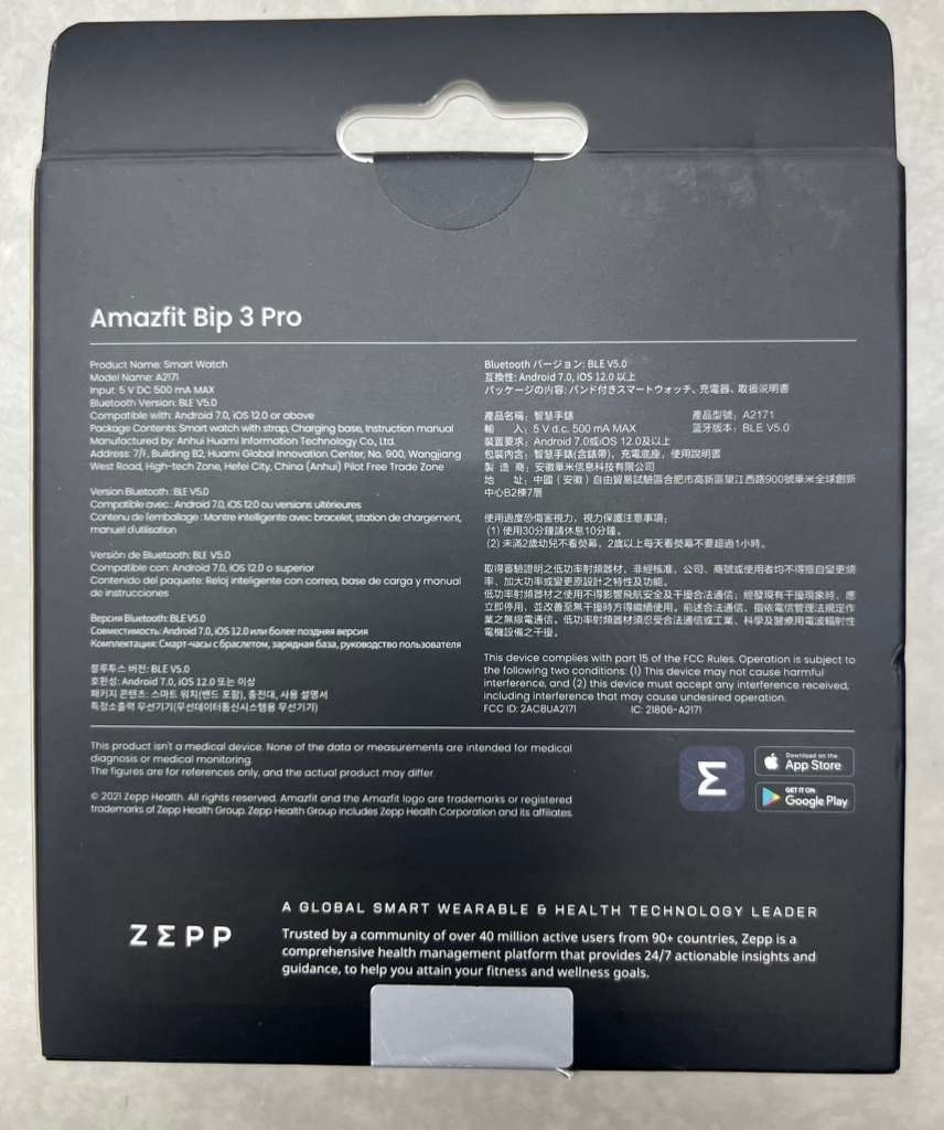 Amazfit Bip 3 Pro A2171 with – Pink Band