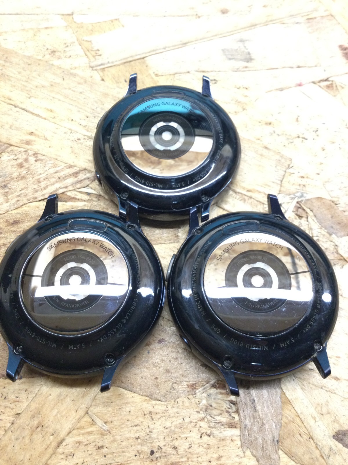 Lot 3 Samsung Galaxy SM-R820 NO Power Watch Active 40mm Case – Please Read. RS
