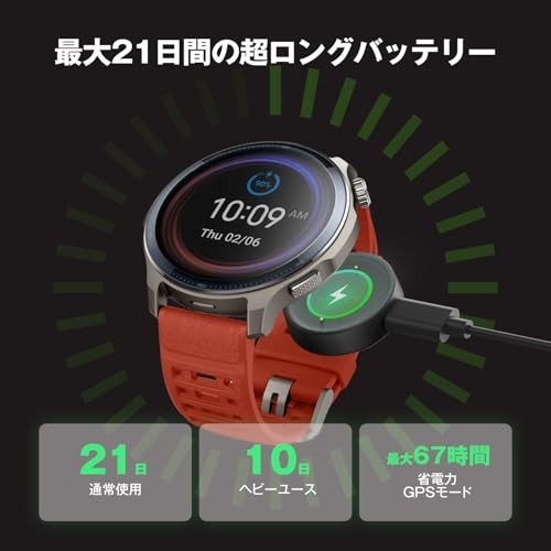 Amazfit Balance 2 Smartwatch Multi-Sports Sapphire Glass Golf Function