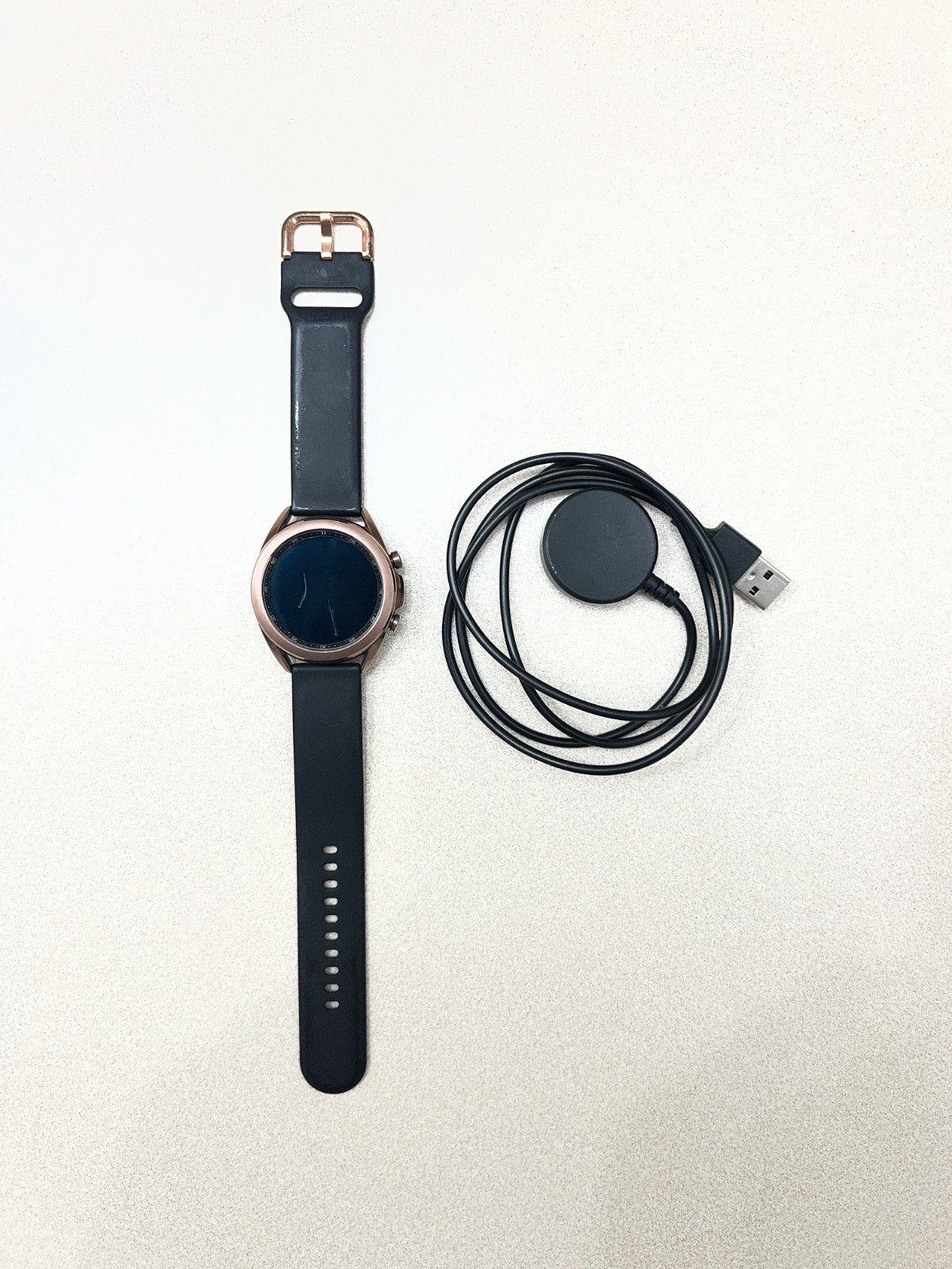 Samsung Galaxy Watch3 45mm Rose Gold/Black Fitness Tracker 8GB Unlocked