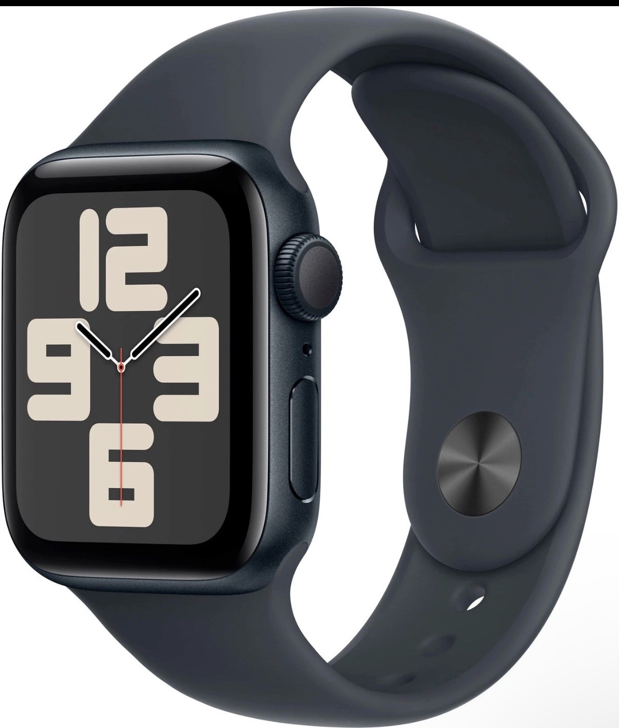 Apple Watch SE 2 40mm Midnight Aluminum – Midnight Sport Band MXE73LL/A -good