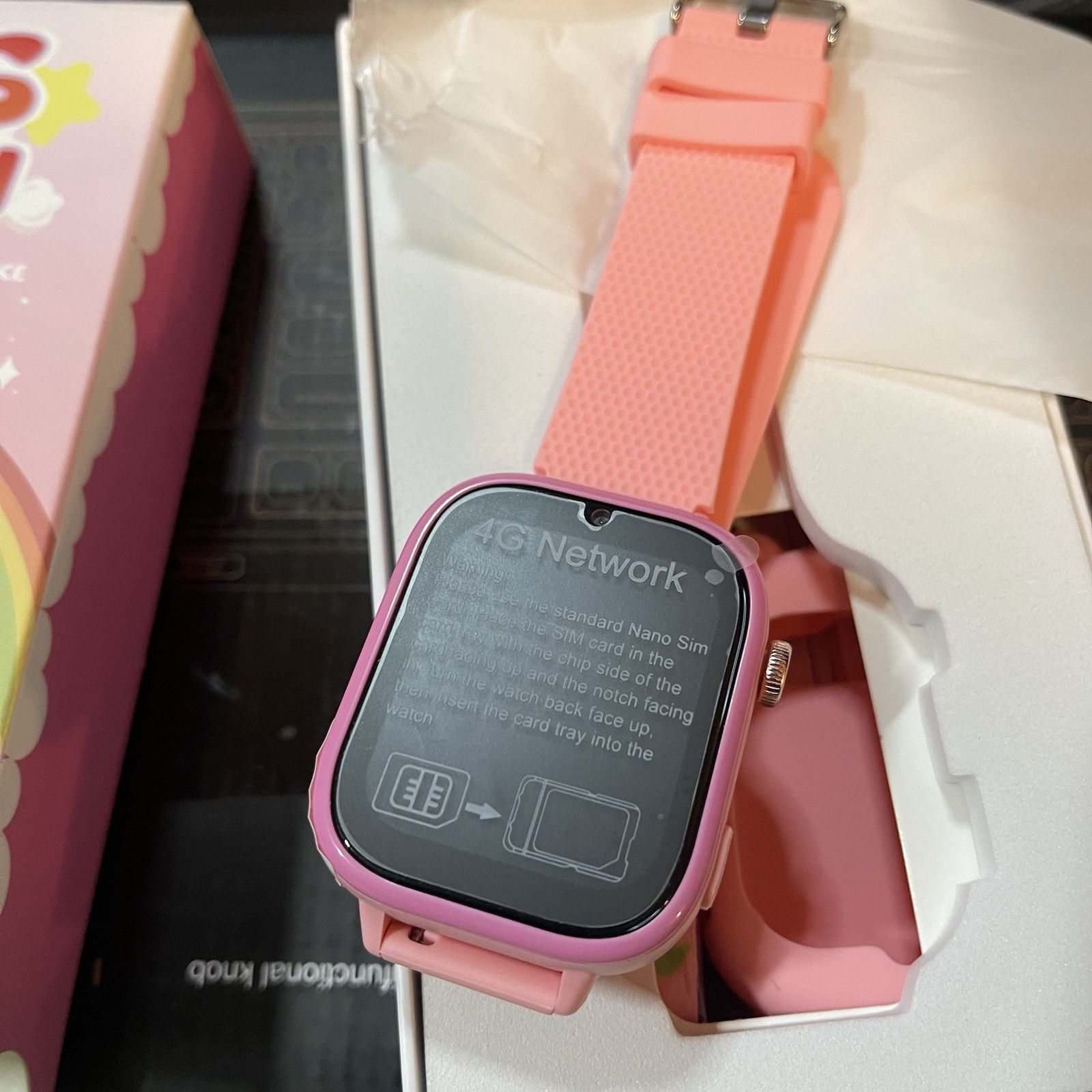 Kids Smart Watch for Girls Age 5-12, 4G Kids Watch 47 Games, HD Touch see descri