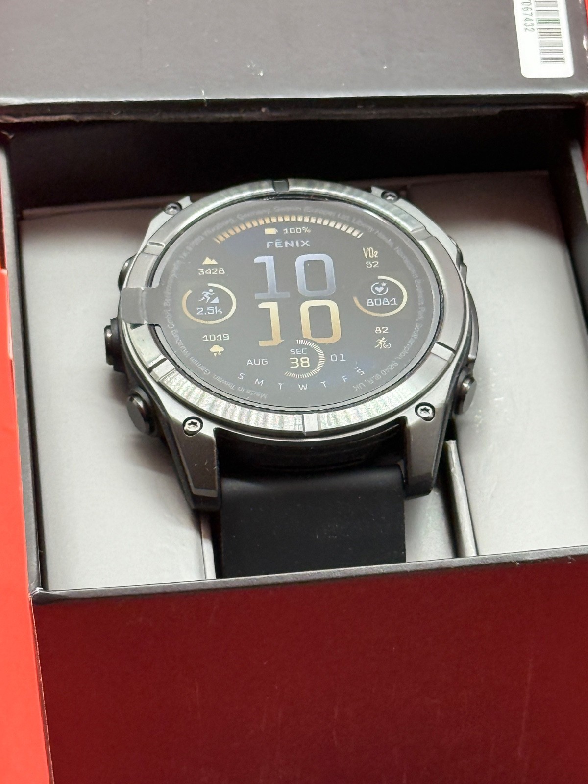 Garmin FENIX 8 AMOLED Sapphire GPS Smartwatch 51 M Fiber-reinforced TITANIUM DLC