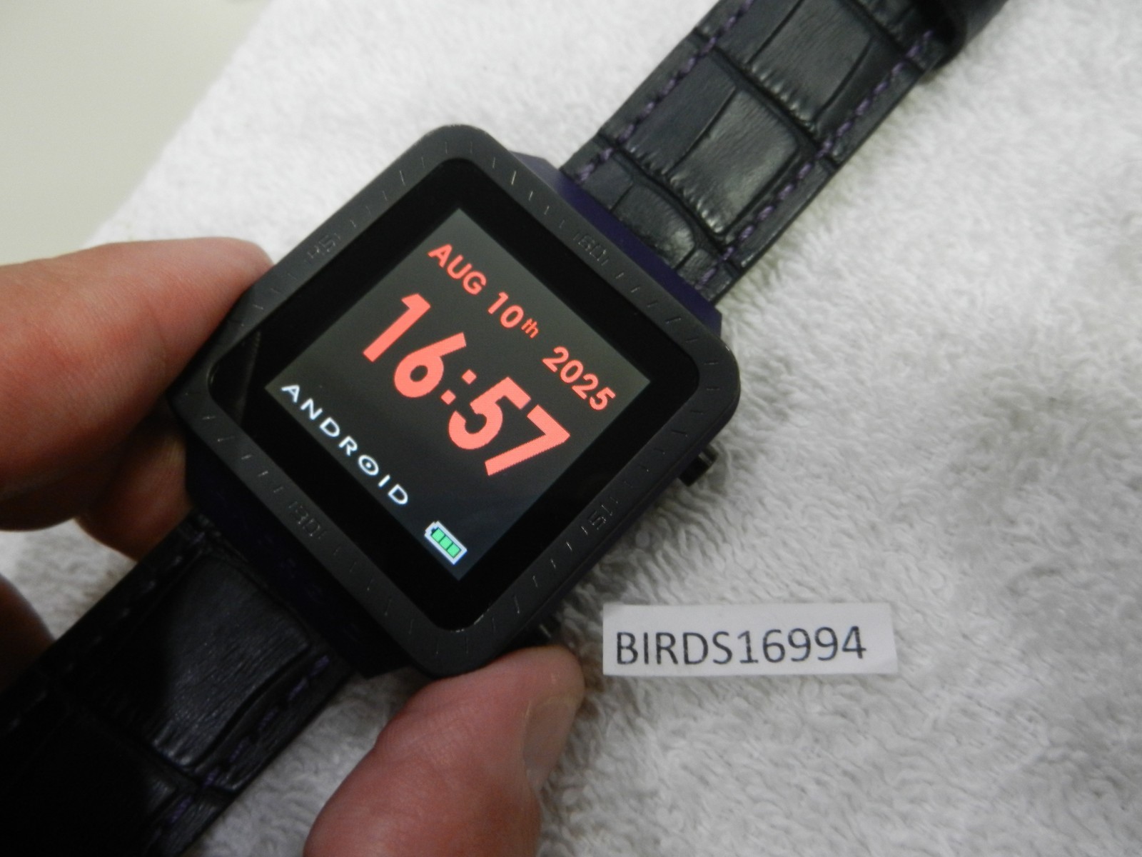 NOS! 2013 ANDROID Unisex AD721BBU SmartWatch GTS Digital Quartz Purple Watch