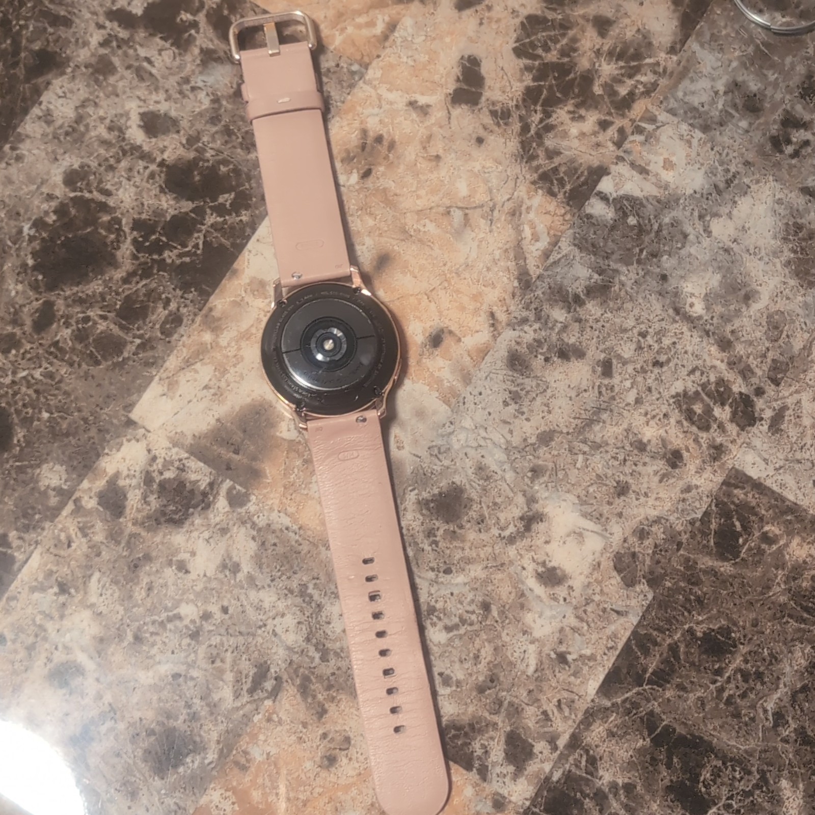 Samsung Galaxy Watch:Active 2 40mm Touchscreen Pink Leather Band Rose Gold Case