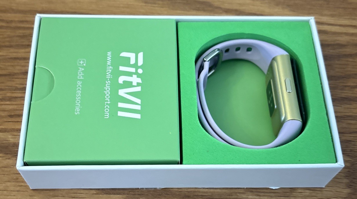 FITVII FINO2 Slim Fitness Tracker Smart Watch 24HR Health & Sleep Monitor Lilac