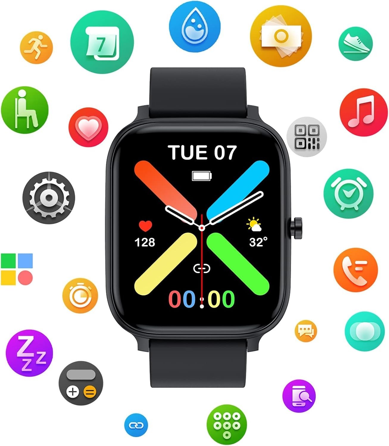 Reloj Inteligente de Mujer Hombre para Iphone Apple Samsung Android y Bluetooth