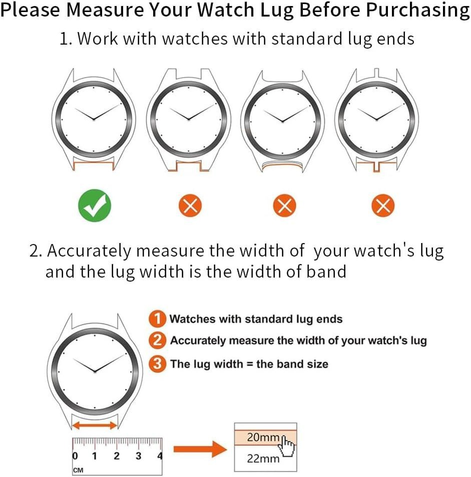 20mm Titanium Strap Compatible with Samsung Watch 6 Classic 43mm/47mm
