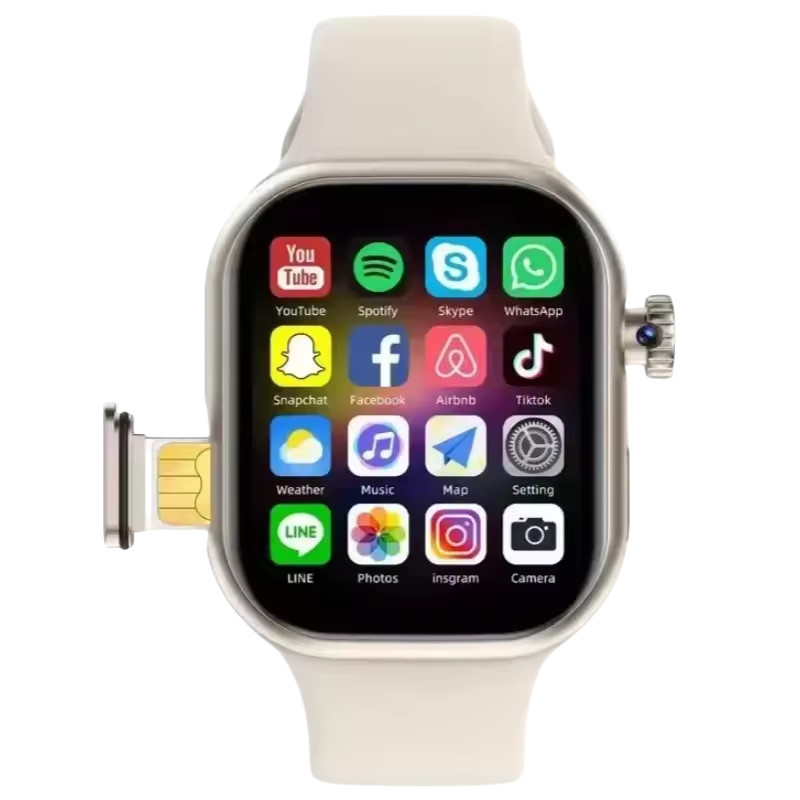 VP29 Smart Watch 5G 4G LTE Unlocked Android GPS WiFi 180° Rotating HDCamera