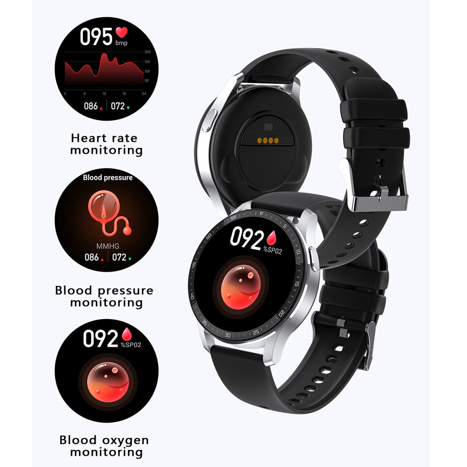2 in 1 Smart Watch with Earbuds Smartwatch True Wireless Bluetooth Headsets Kit