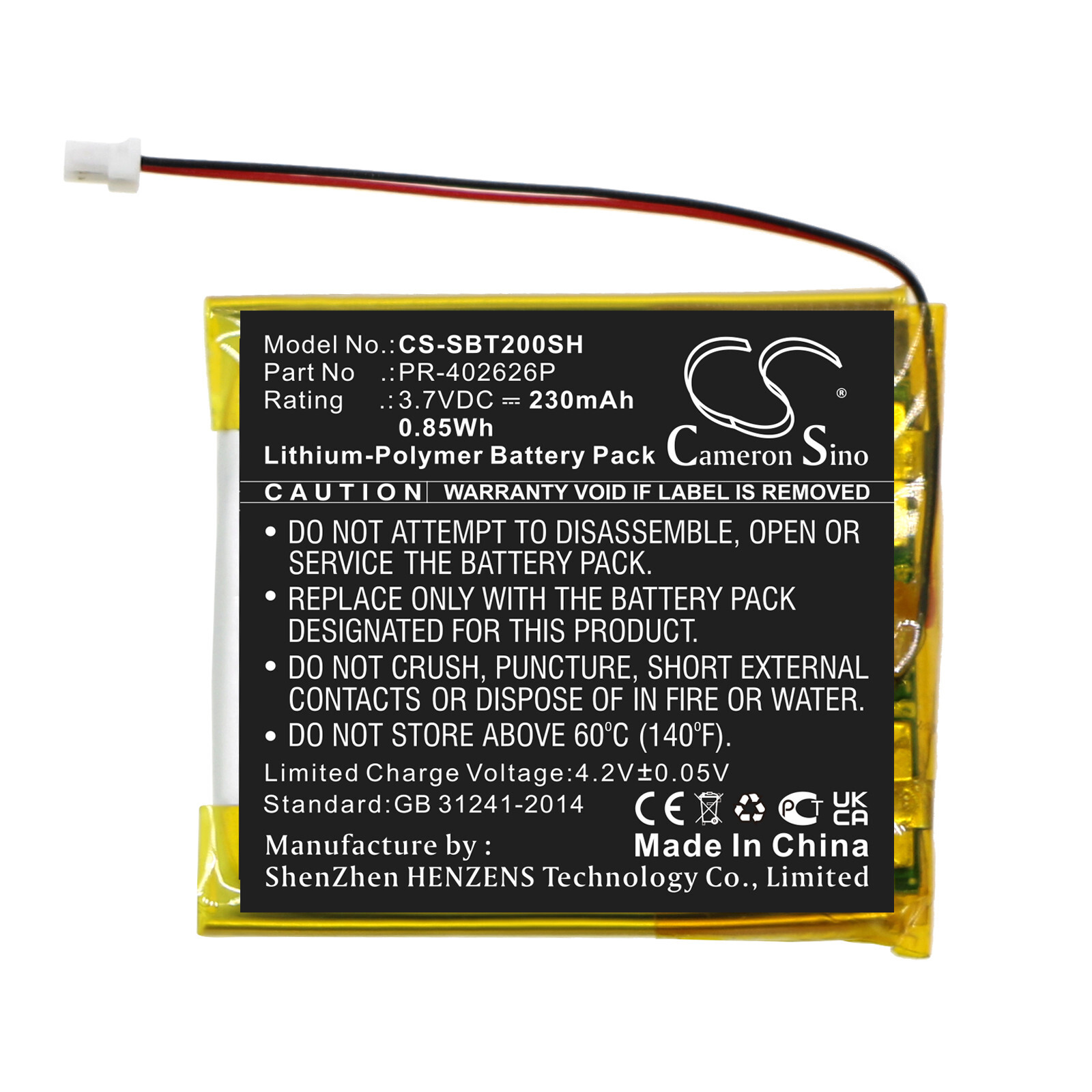 BATTERIE 230mAh Type PR-402626P PR-352828 For Suunto Spartan Trainer Wrist HR
