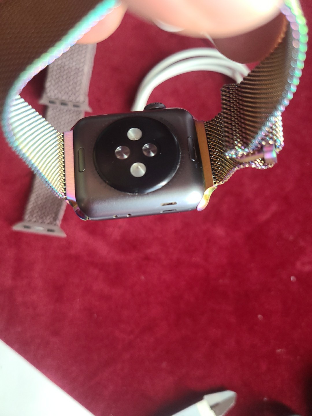 GPS Only Apple Watch Series 3 38MM Silver Aluminum Band A1858