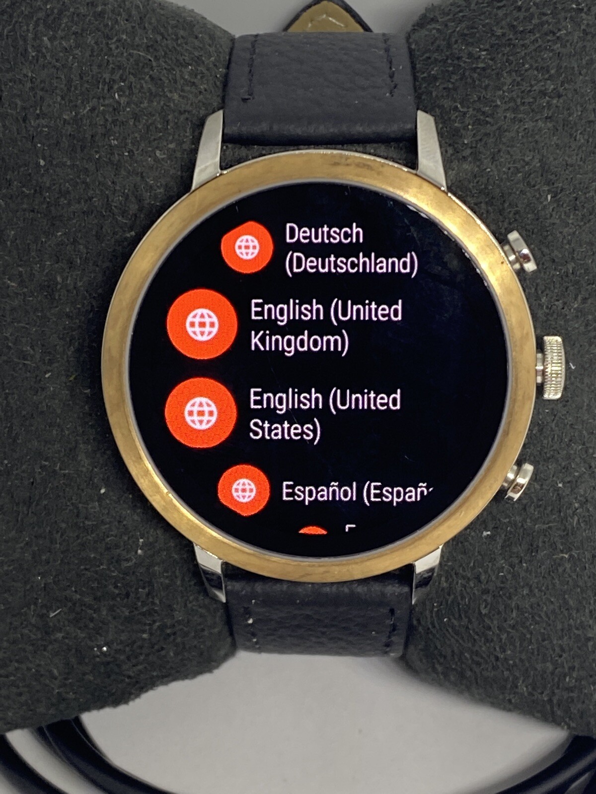 Fossil Gen 4 Authentic Digital Dial Smart Watch Custom Band FTW6016 AB625