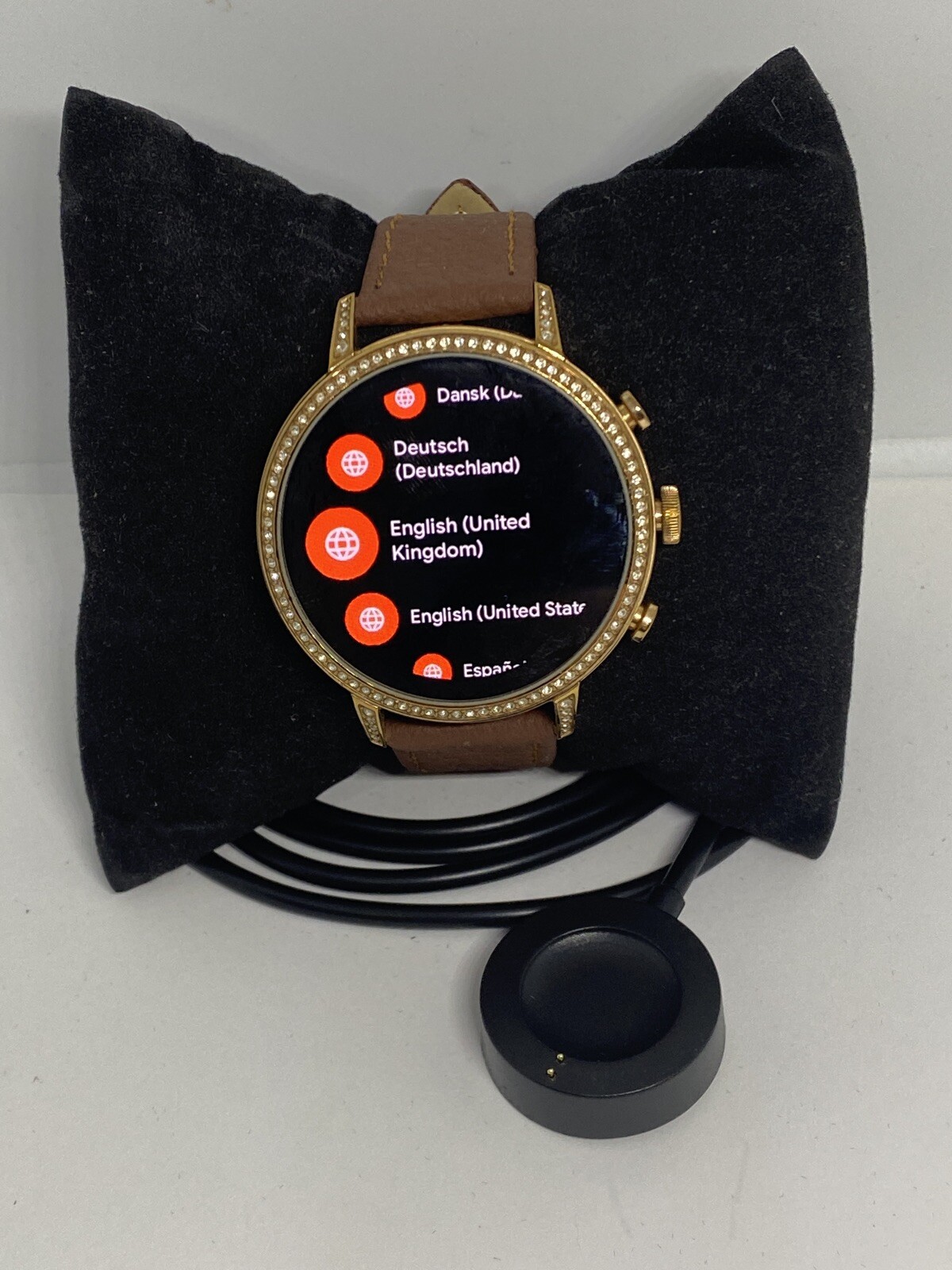 Fossil Gen 4 Authentic Digital Dial Smart Watch Custom Band FTW6011 AB171