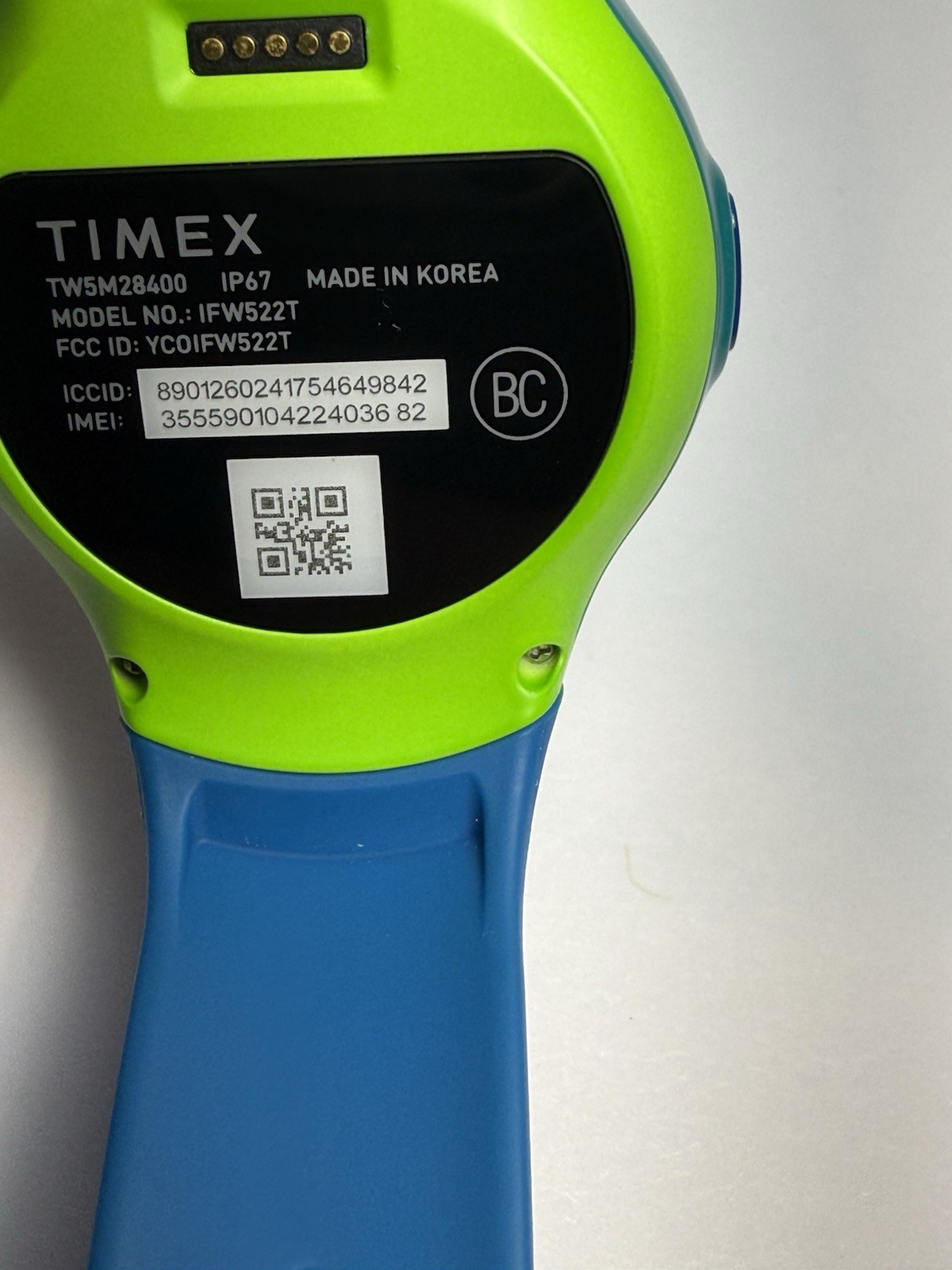 Timex Family Connect 4G Fitness Watch (IFW522) Parts Only
