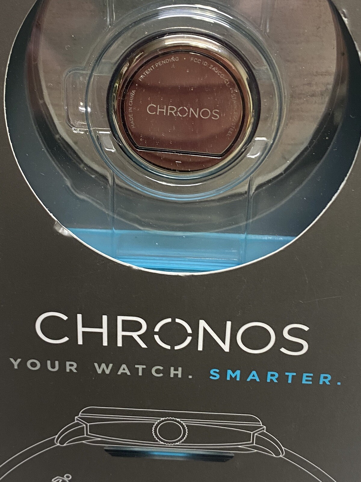 Chronos Wearable Disc | Make Any Watch a Smartwatch | Fitness Tracker, Alerts