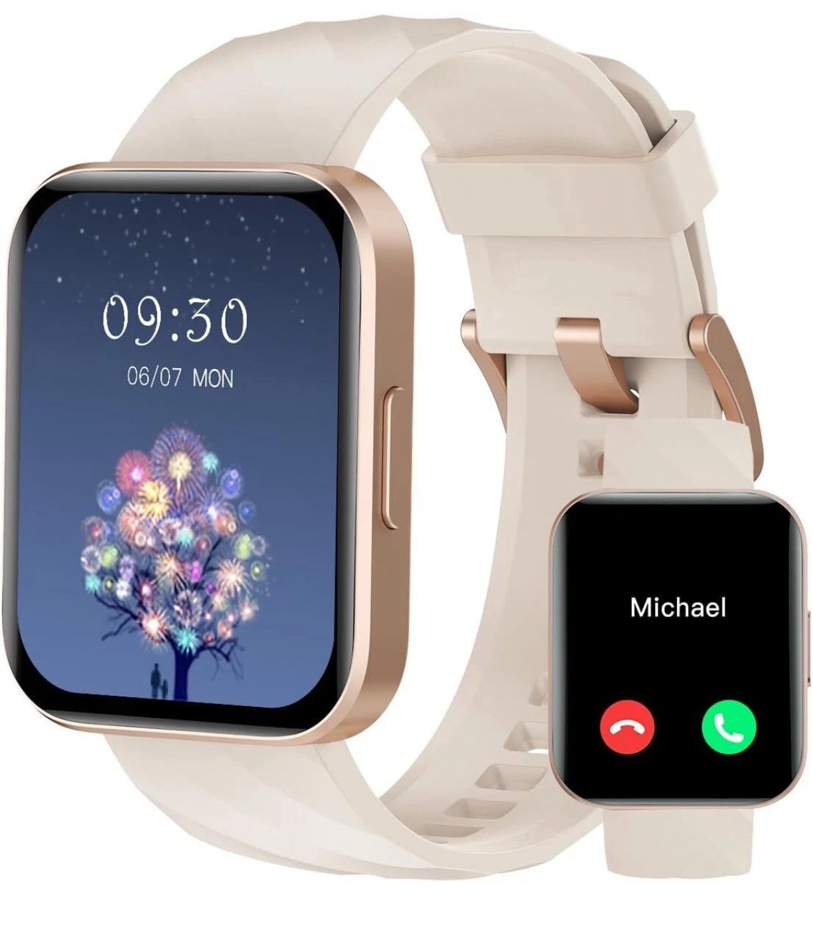 Smart Watch, 1.85” HD Screen, Fitness Tracker, Waterproof, for iPhone & Android