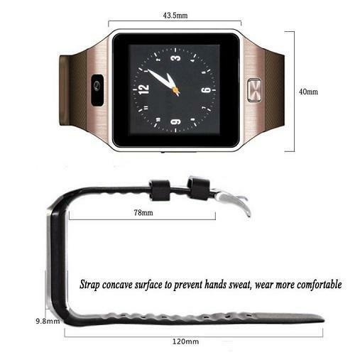 New Unlocked GSM Phone Call Bluetooth Smart Watch