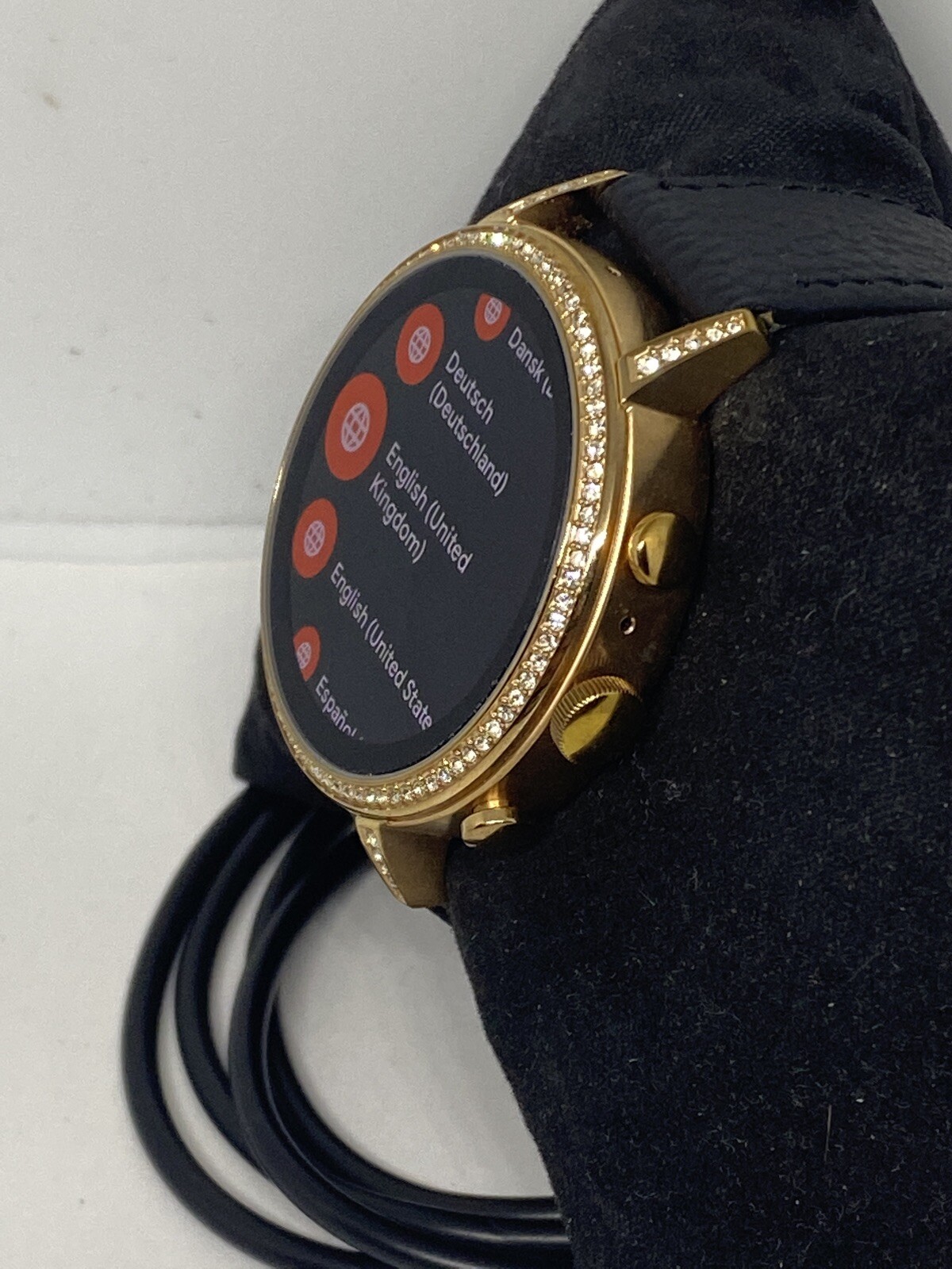 Fossil Gen 4 Authentic Digital Dial Smart Watch Custom Band FTW6011 AB411
