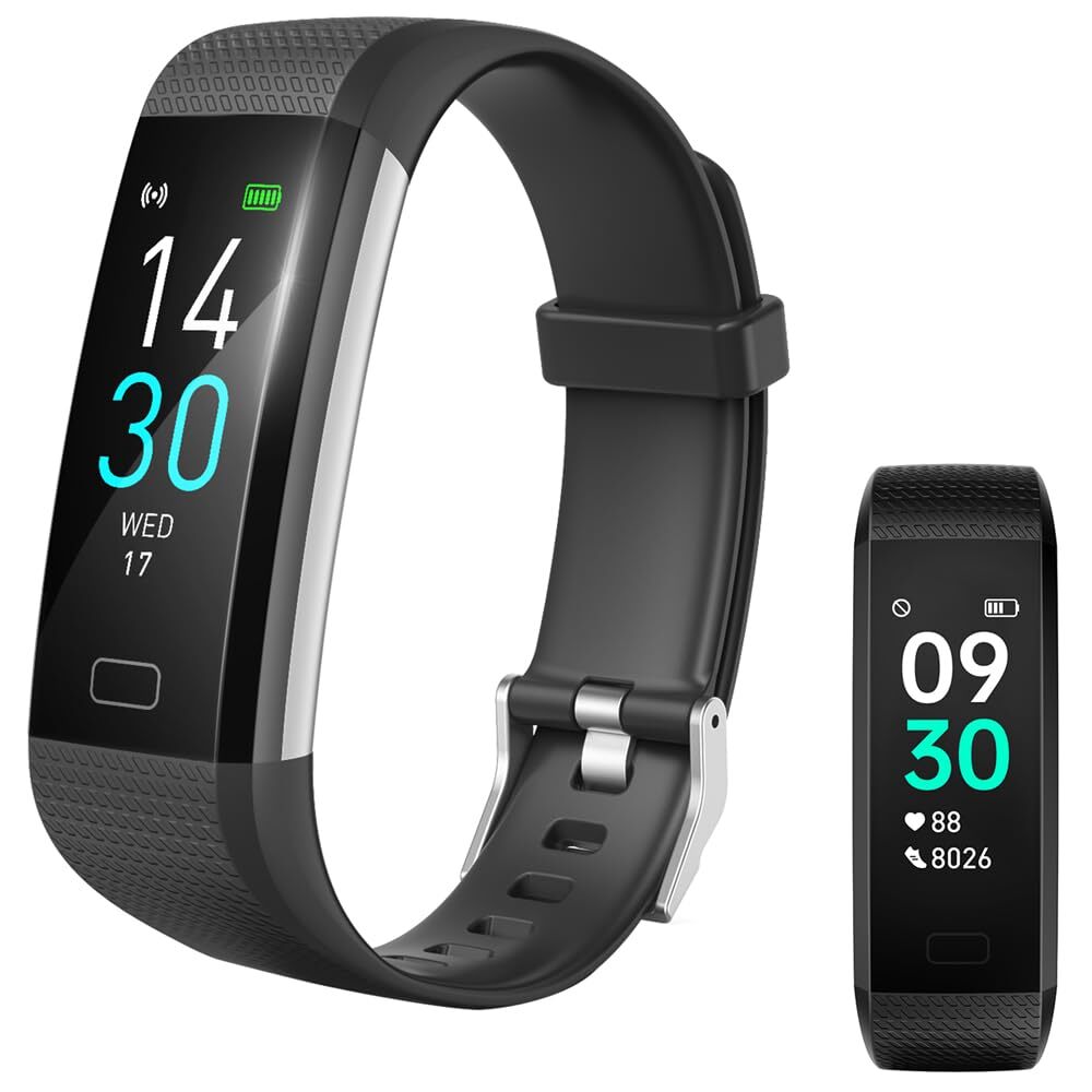 Jawploy S5 Fitness Tracker Smart Watch Heart Rate Blood Pressure Activity Mon…