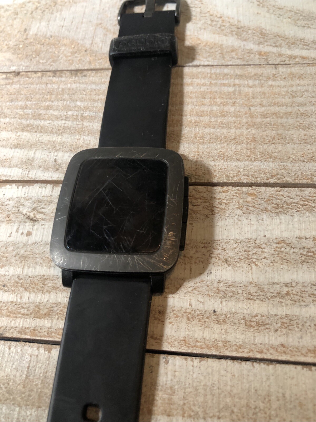 Pebble Time Smart watch 30M Water Resist 501 Q301355DO318 BLBL Smartwatch