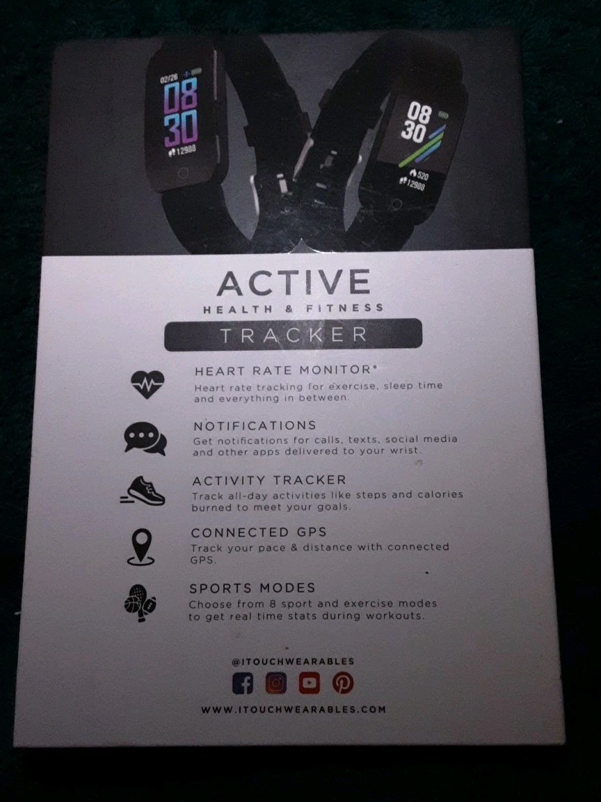 iTouch Wearables Active Fitness Watch (E10032239)
