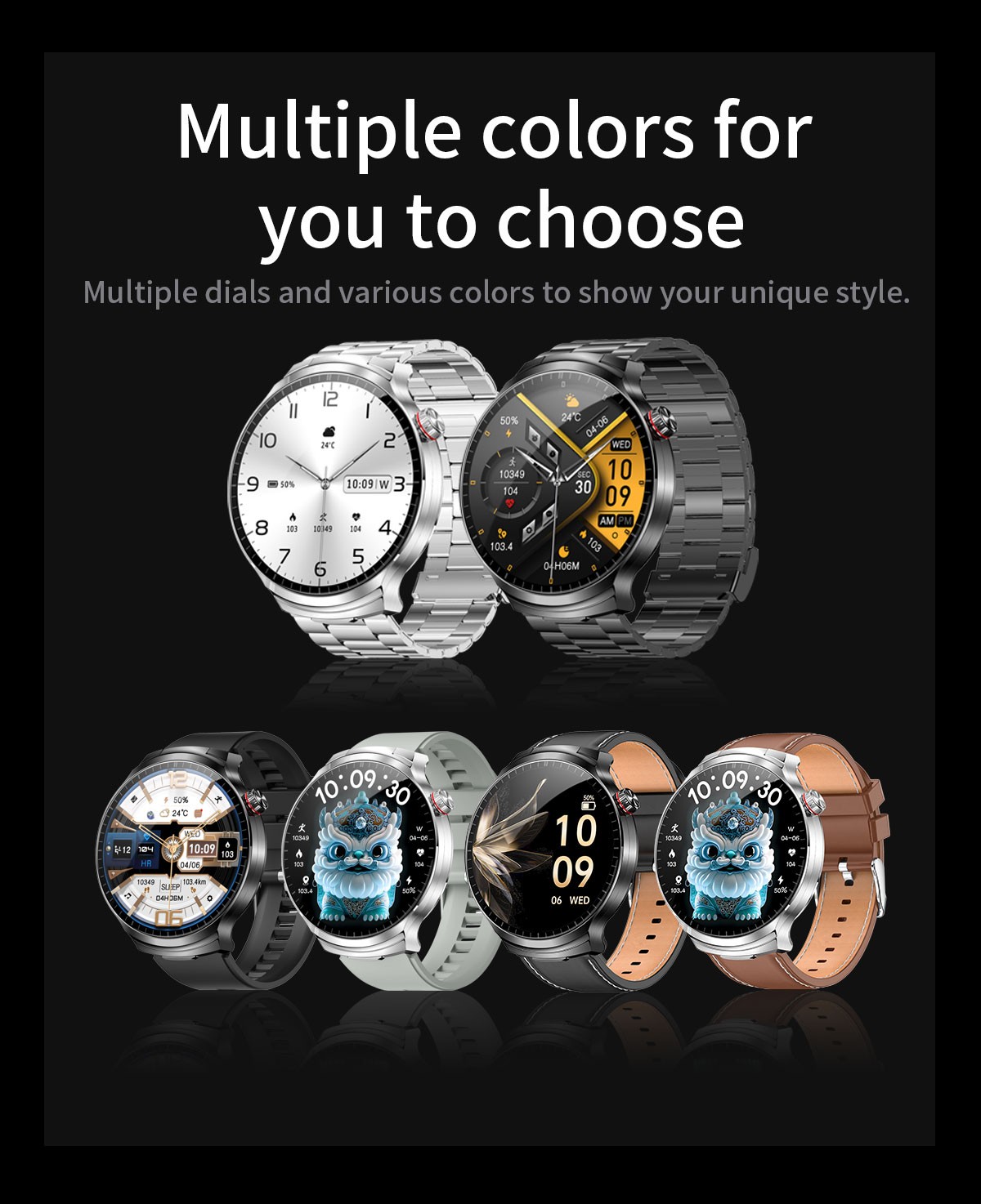 2 In 1 TWS Headset Smart Watch Men Women Sport Fitness Watches Music Smartwatch