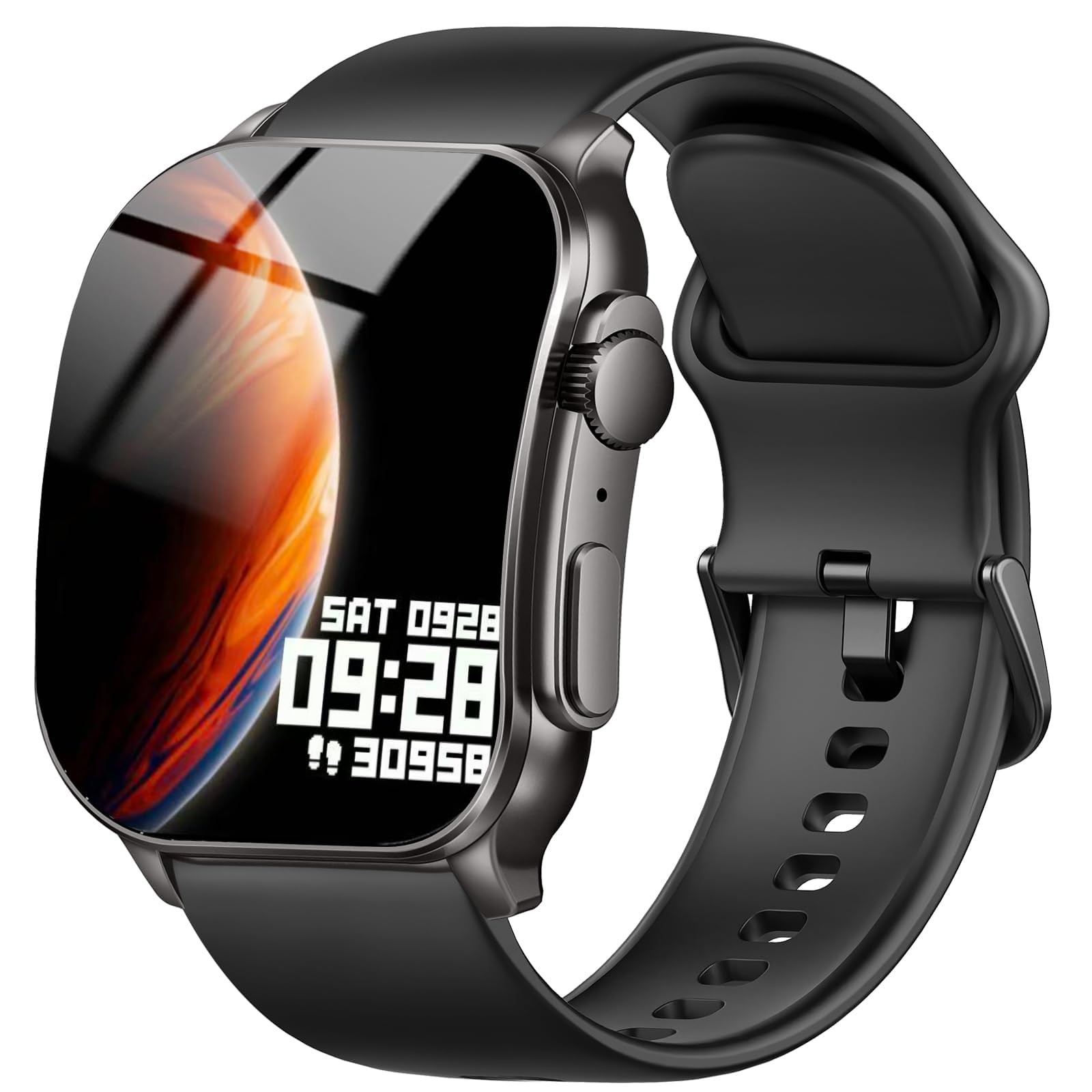 Smart Watch, 2.01″ AMOLED Curved Touchscreen Fitness Watch for Women, IP68 Wa…