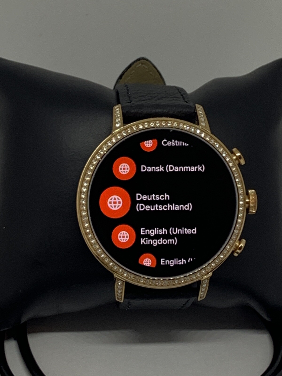 Fossil Gen 4 Authentic Digital Dial Smart Watch Custom Band FTW6015 QT355