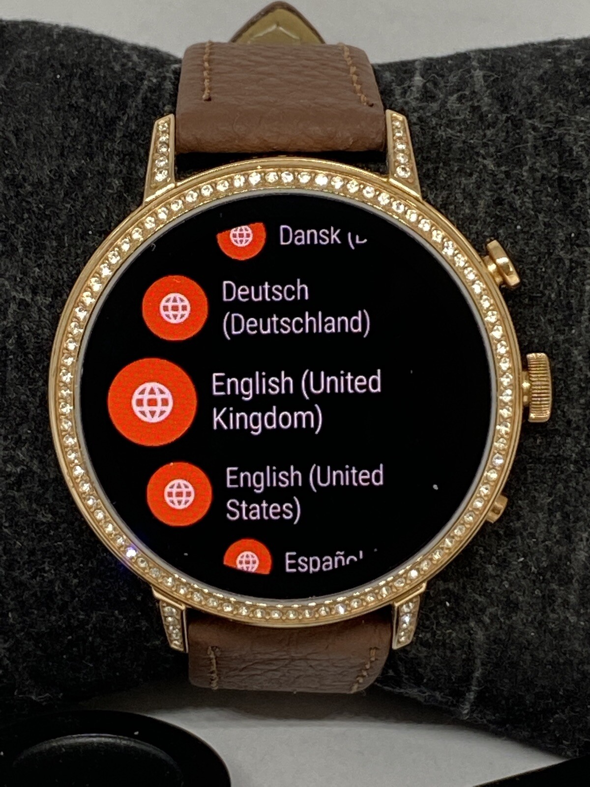 Fossil Gen 4 Authentic Digital Dial Smart Watch Custom Band FTW6015 LT302