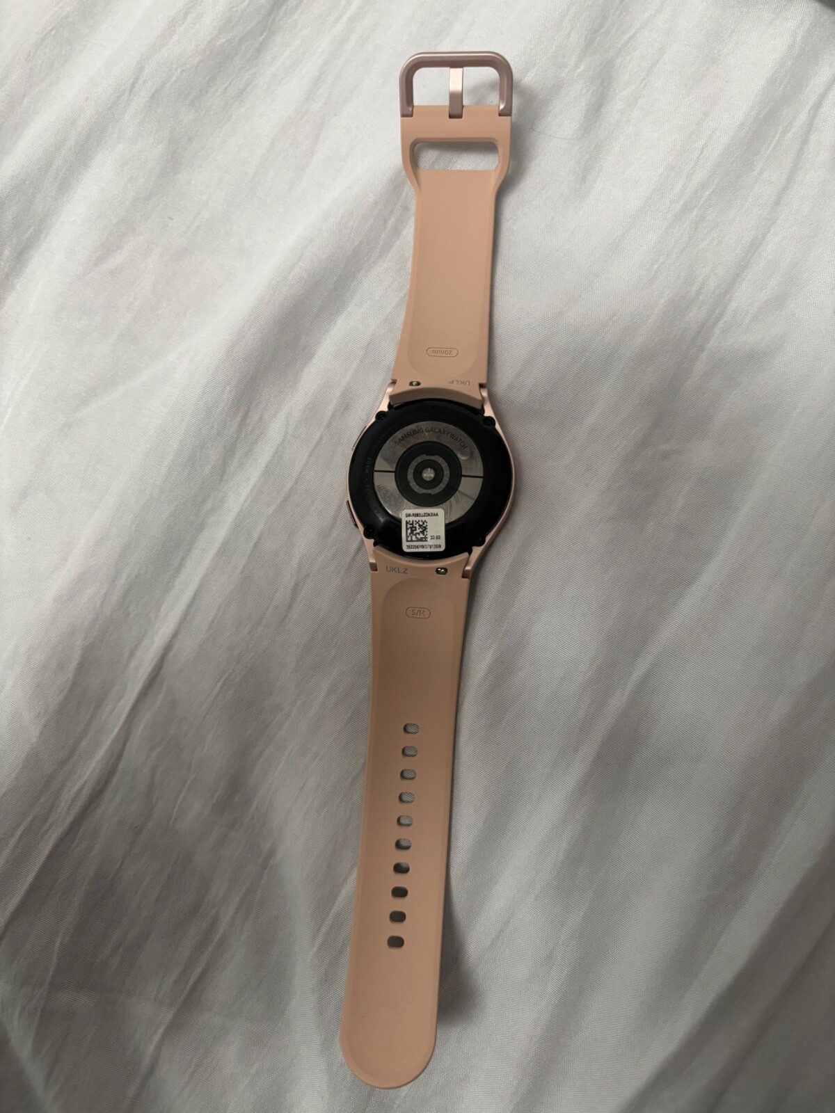 Samsung Galaxy Watch4 SM-R865 40mm Aluminum Case with Sport Band – Pink Gold…
