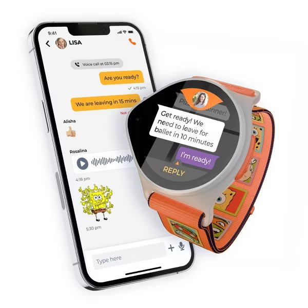 Nick Watch Kids Smart Watch GPS Tracker, Video Calling, SOS, Parental Controls