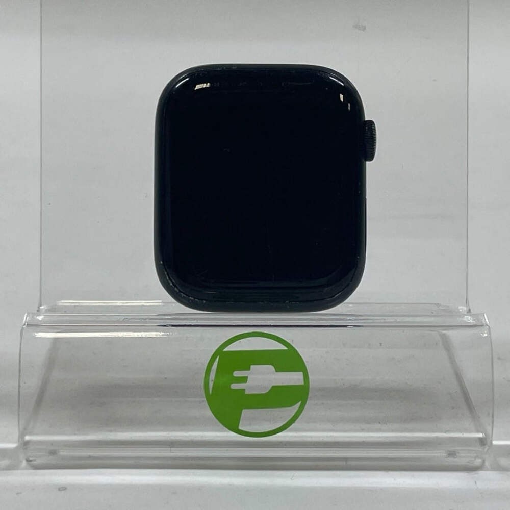 Unlocked Apple Watch Series 7 45MM Black Aluminum MKJ73LL/A Face Only