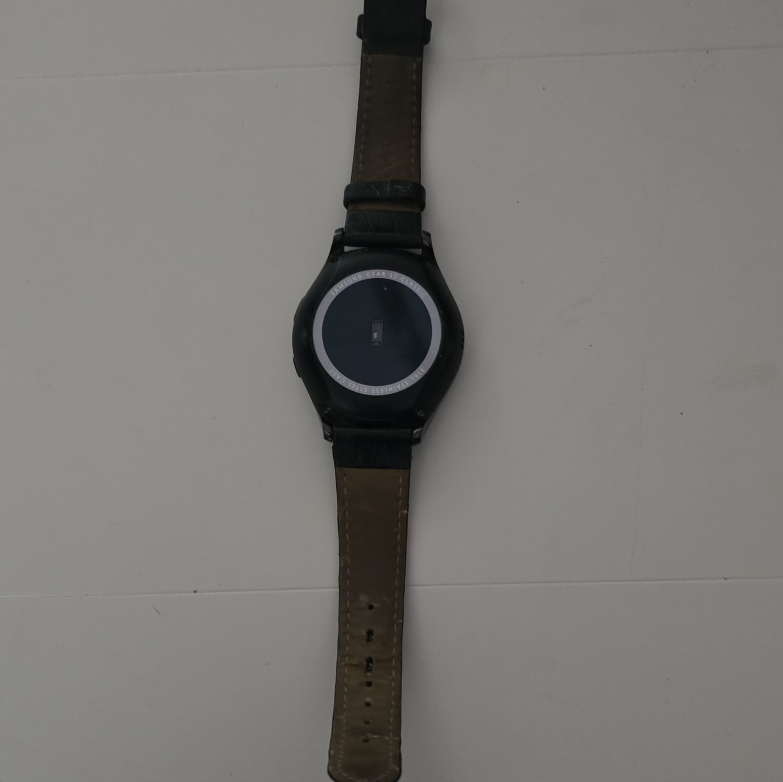 Samsung Gear S2 Classic 42mm Black Smartwatch, Leather Band