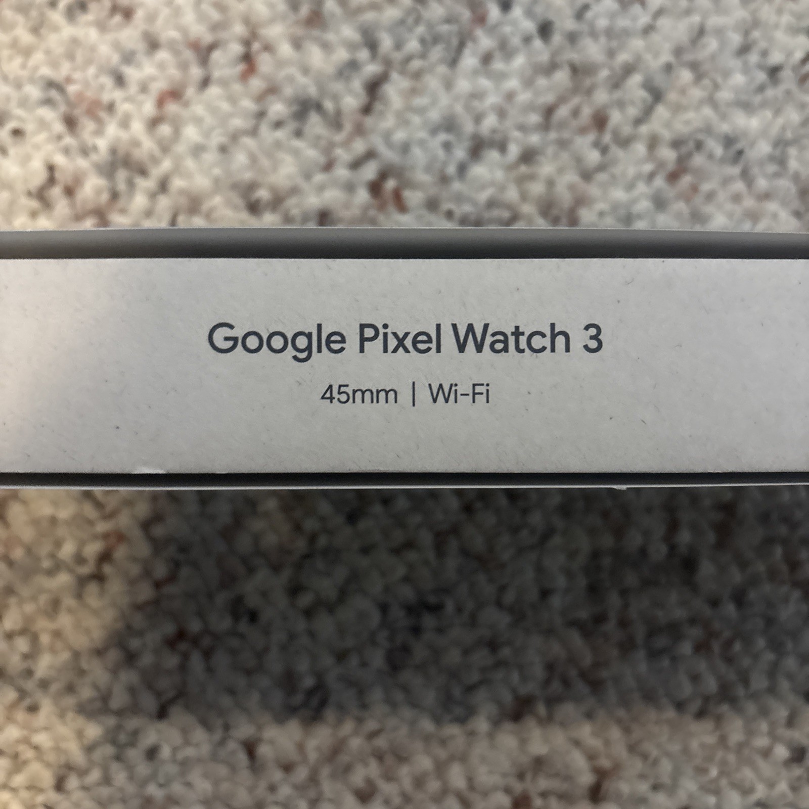 NEW Google Pixel Watch 3 – 45mm Wifi – Matte Black Aluminum Case -Obsidian Band
