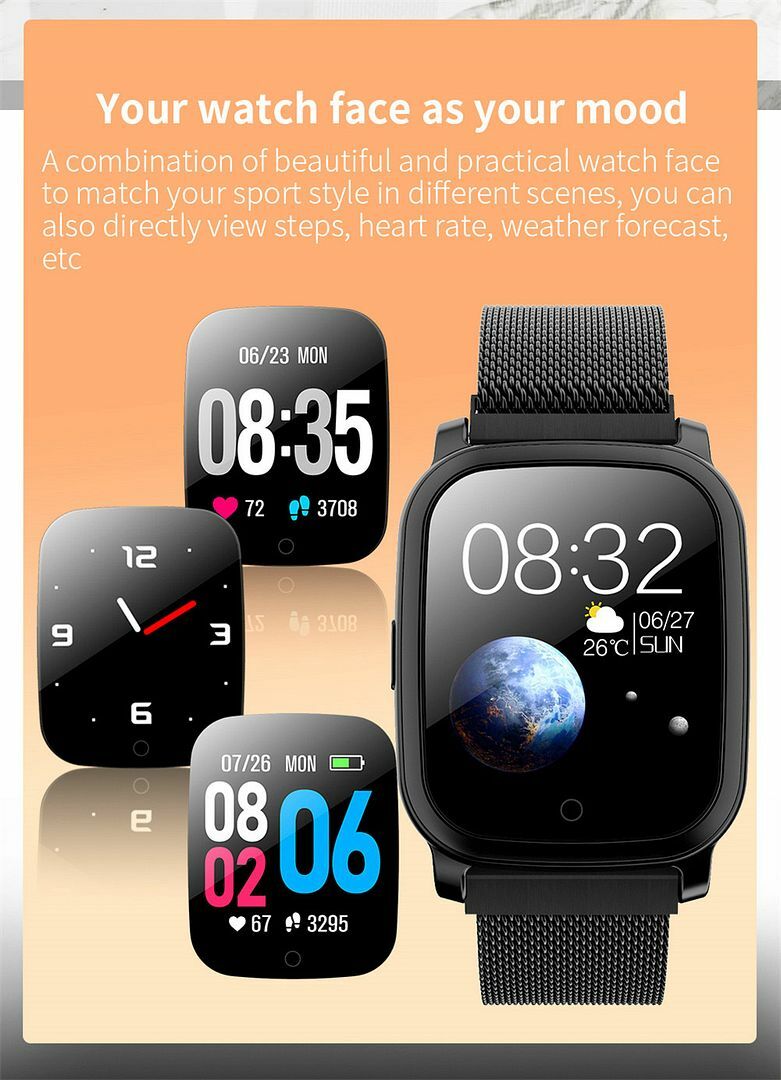 Smart Watch Bluetooth Smart Watch Women Men Wrist Watches Sleep Monitor Bracelet