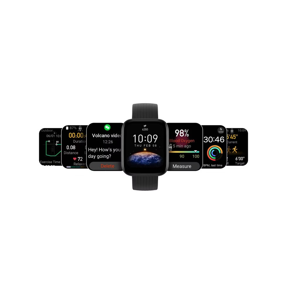 Amazfit Bip 3 Pro Smartwatch – Pink